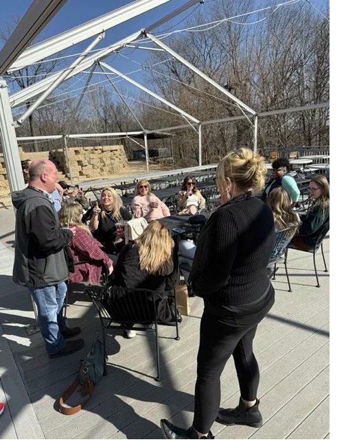 Outdoor community gathering